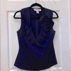 Victor Costa Sleeveless Blouse